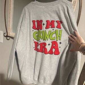 Gray 'In My Grinch Era' Sweatshirt
